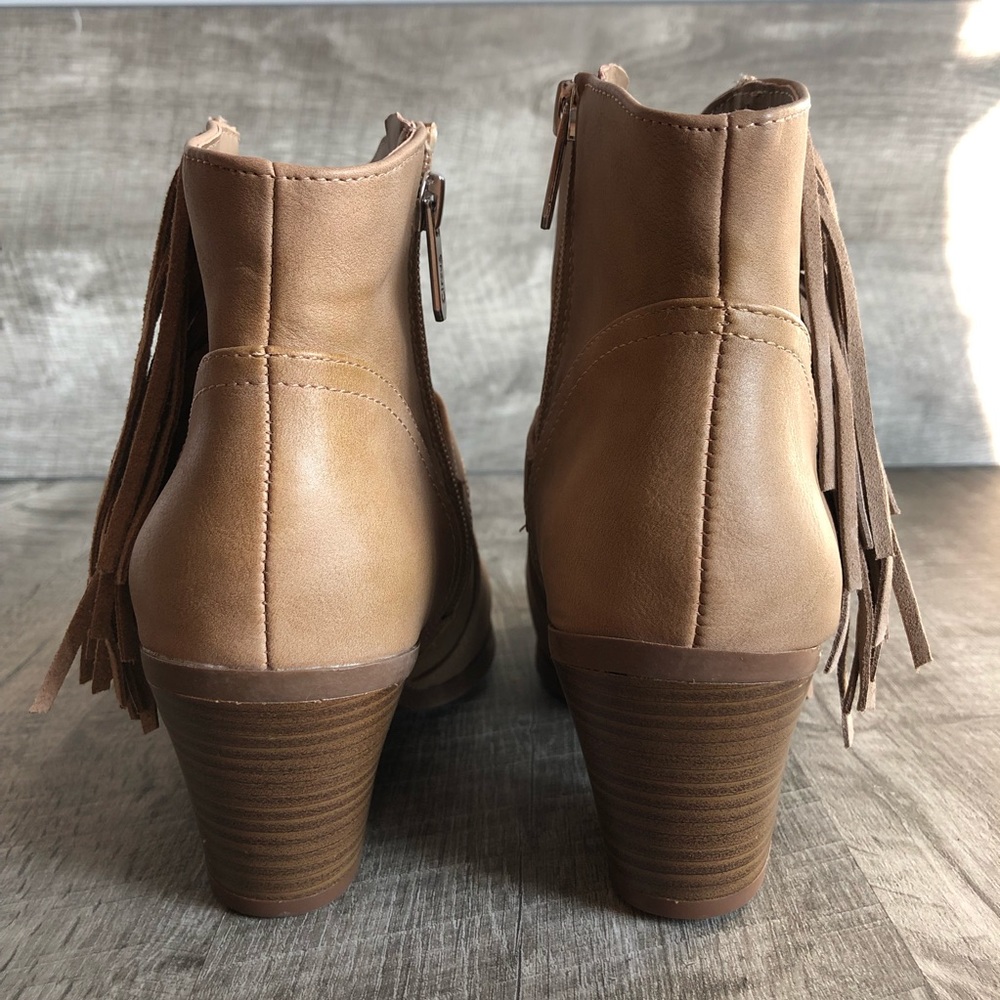 Circus Sam Edelman LEAH Women’s Fringe Leather Western Bootie, size 8.5 - Picture 5 of 8